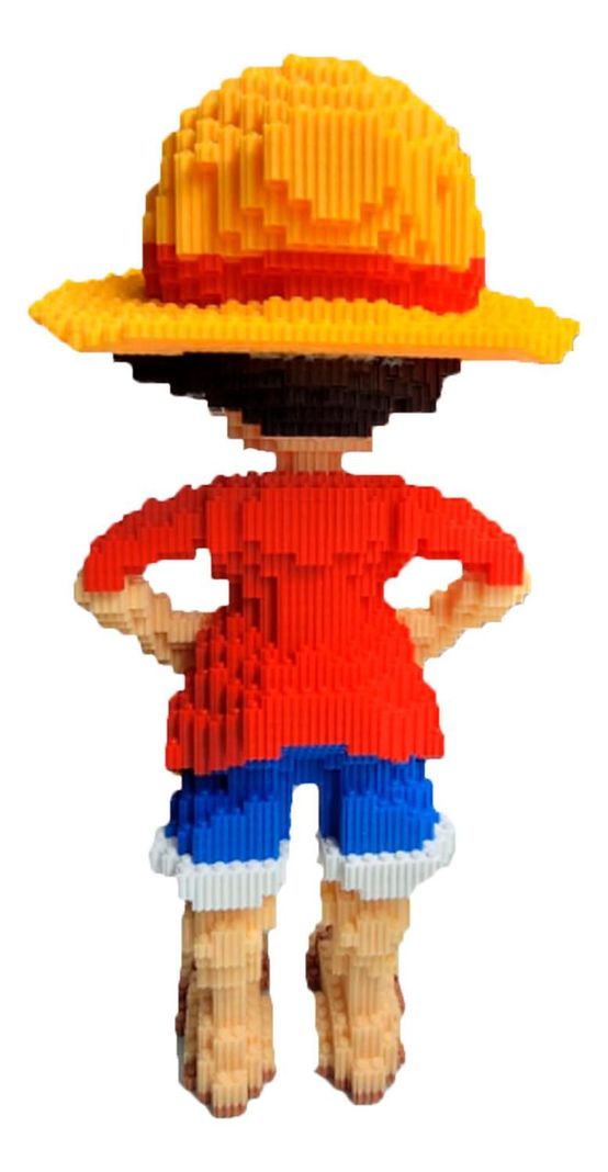Armable 3d Micro Blocks Luffy Grande 36cm 7450 Piezas-2