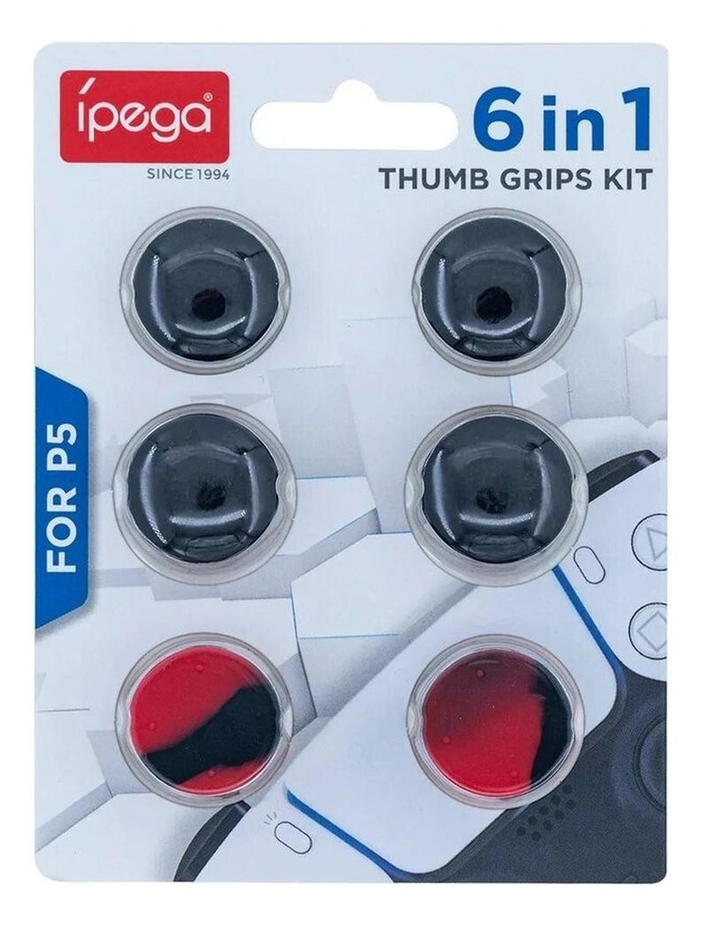Grips Kit Ipega 6 En 1 Thumb Grips Ps5 / Ps4-0
