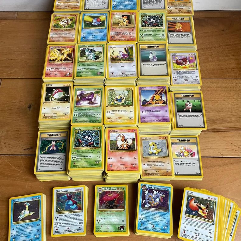 Pack 50 Cartas Pokemon Antiguas Originales-1