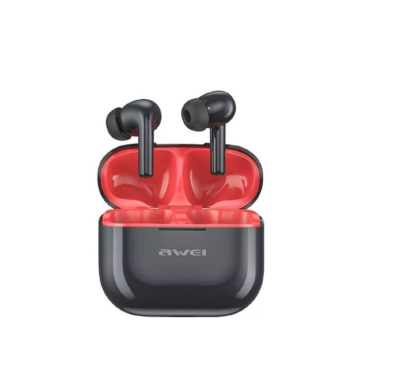 Audifono Awei Bluetooth T1 Pro Negro Y Rojo	-0
