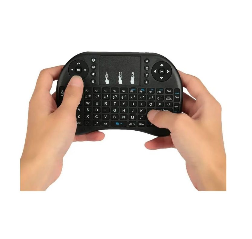 Teclado Mini Dm Inalambrico Con Bateria Negro-1