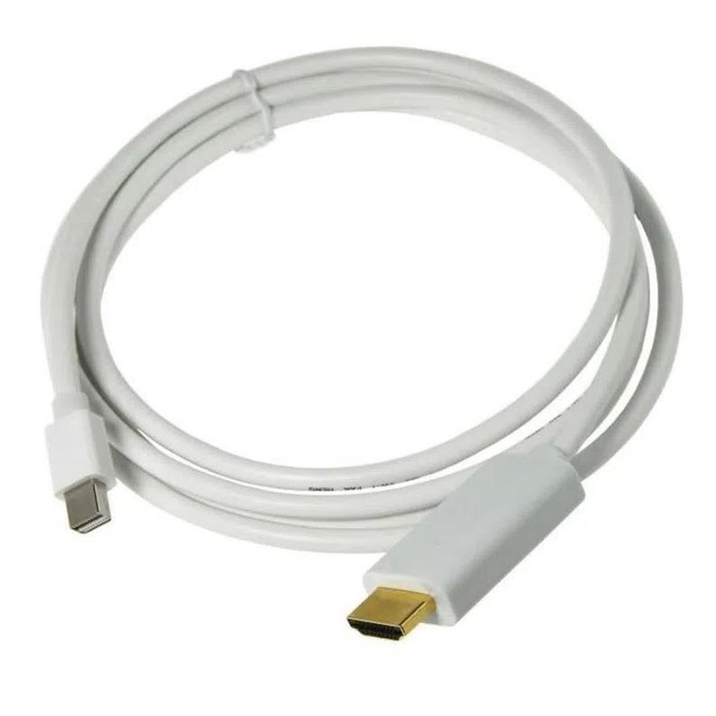 Cable Dm Mini Dp A Hdmi 2 Metros Blanco-0