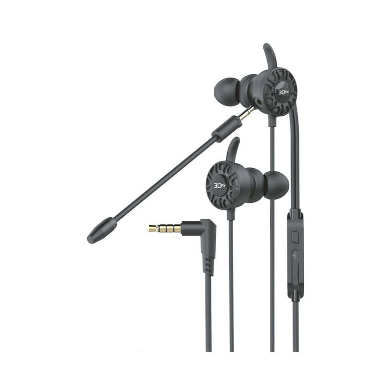AUDIFONO 3DFX GAMER IN EAR CON MIC DESMONTABLE-0