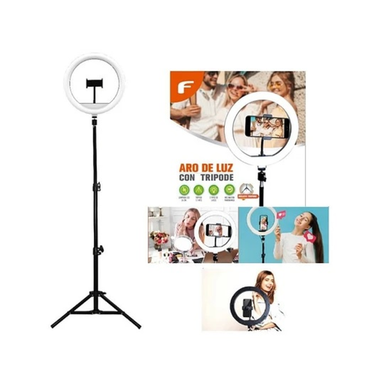 Aro de luz 26 CM con tripode -1
