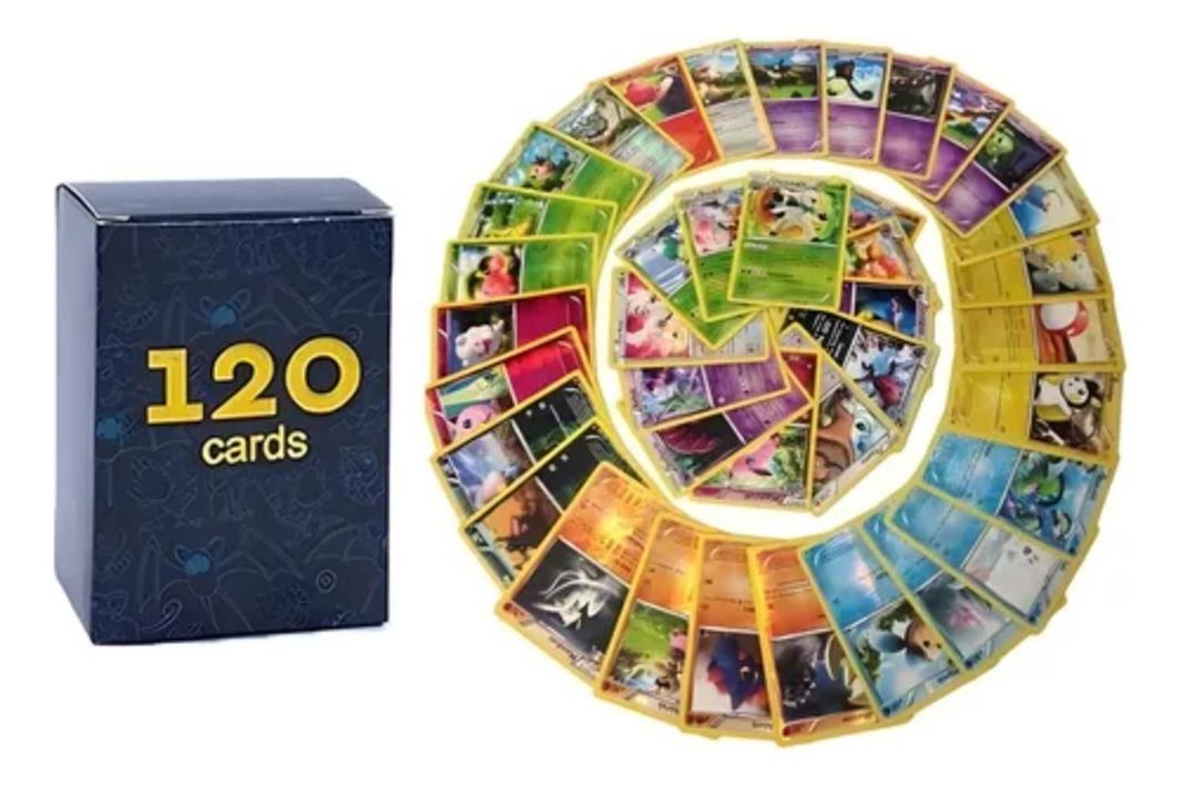 Lote De 120 Cartas Pokémon Originales Incluye 5 Holográficas-0