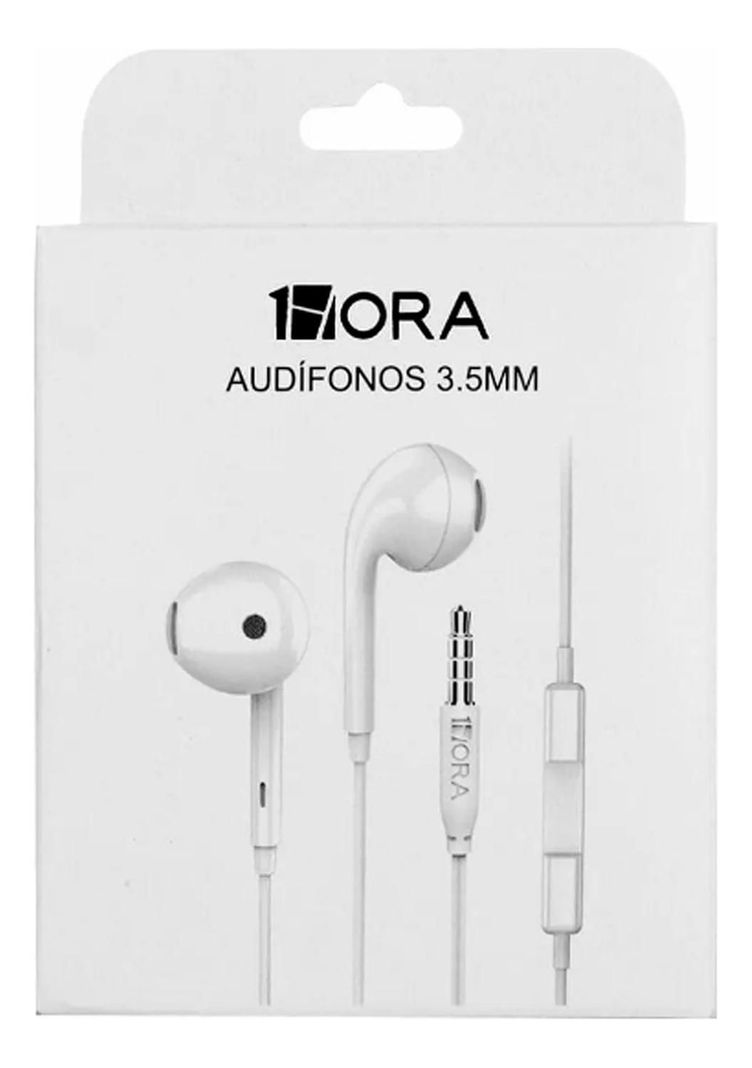 Audifono 1hora Deep Bass 3.5 Blanco-1