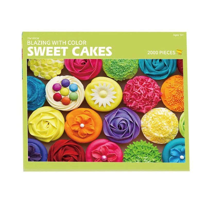 PUZZLE RECTANGULAR 2000 PZS 70X100 PREMIUM CUPCAKES-0