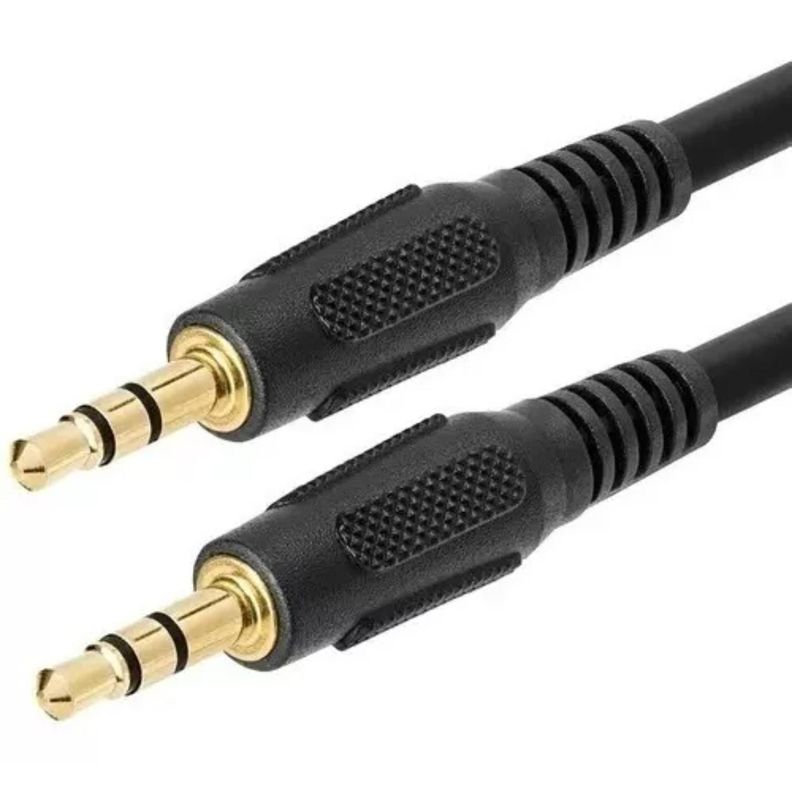 Cable Audio Plug 3.5 A Plug 3.5 Calidad 3mts Blanco-0