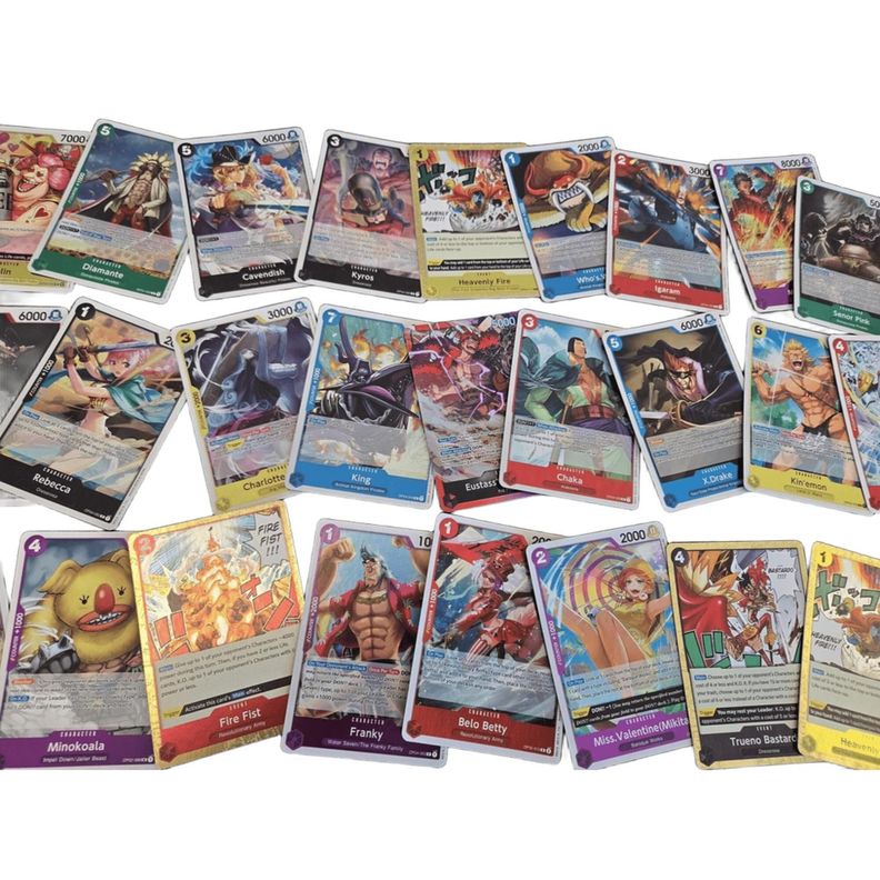 CARTAS ONE PIECE LOTE 50 SIN REPETIR-1