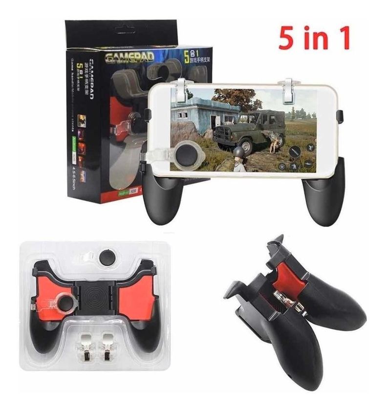 Gamepad Joystick 5 En 1 Gatillos Ios Y Android Excelente Cal-2