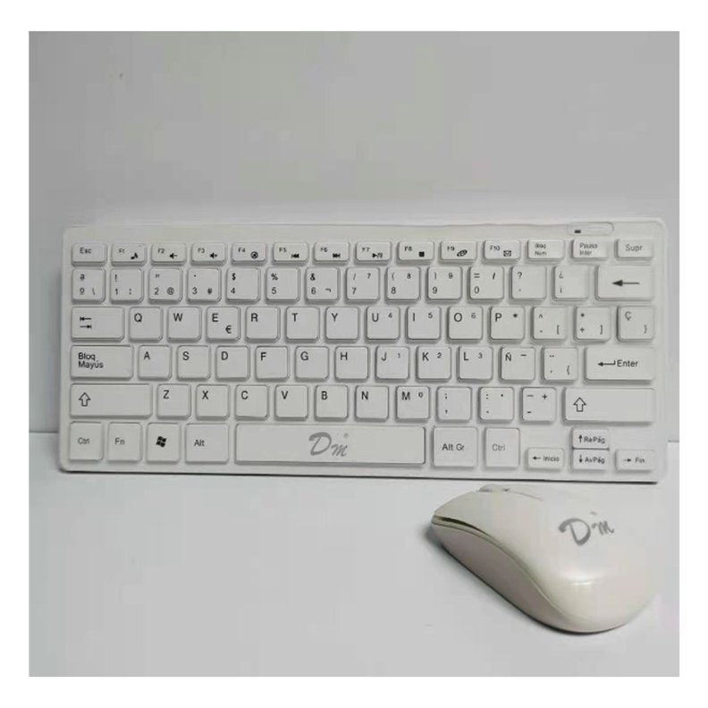 TECLADO MOUSE DM K03 NEGRO INALAMBRICO-2