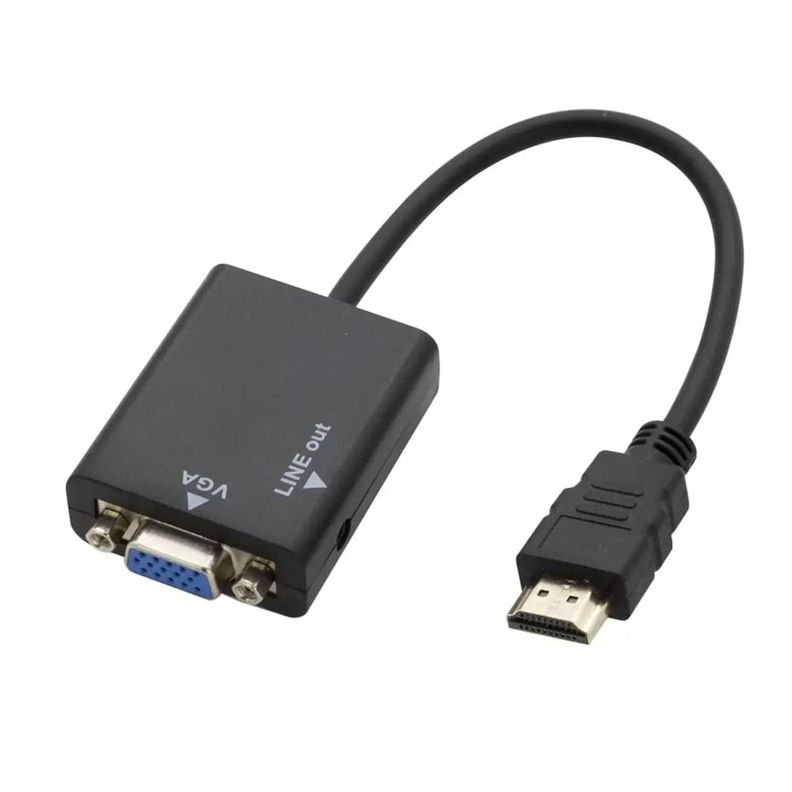 Adaptador Conversor Hdmi A Vga Dm-2