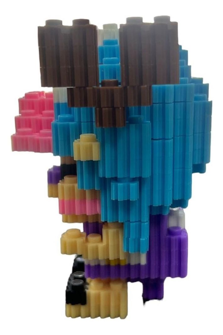 Armable 3d Micro Blocks Chopper 11cm 545 Piezas-1