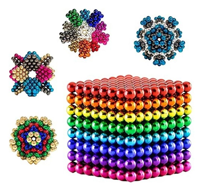 Juego Antiestrés 216 Unids/caja Imanes 3 Mm Rompecabezas Neo-1