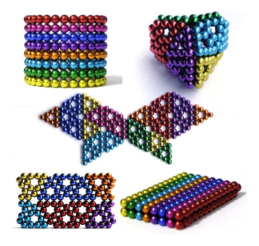 Juego Antiestrés 216 Unids/caja Imanes 3 Mm Rompecabezas Neo-2