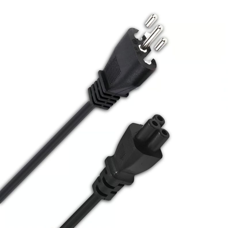 Cable De Poder Tipo Trebol Enchufe Nacional-2