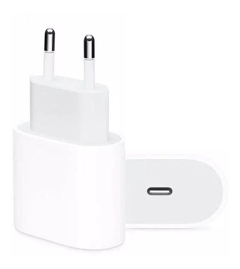 Cargador De Pared Usb C Turbo De 20 W Compatible Con iPhone-0