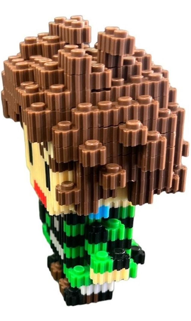Armable 3d Micro Blocks Tanjiro 10cm 549 Piezas-1
