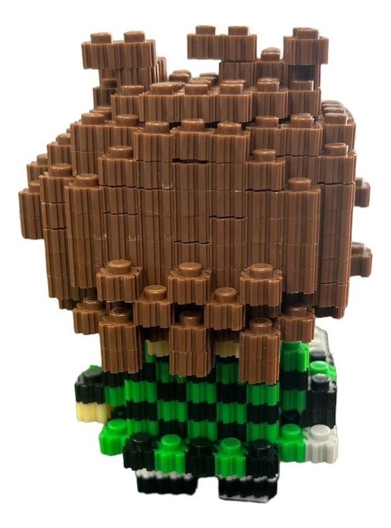 Armable 3d Micro Blocks Tanjiro 10cm 549 Piezas-2