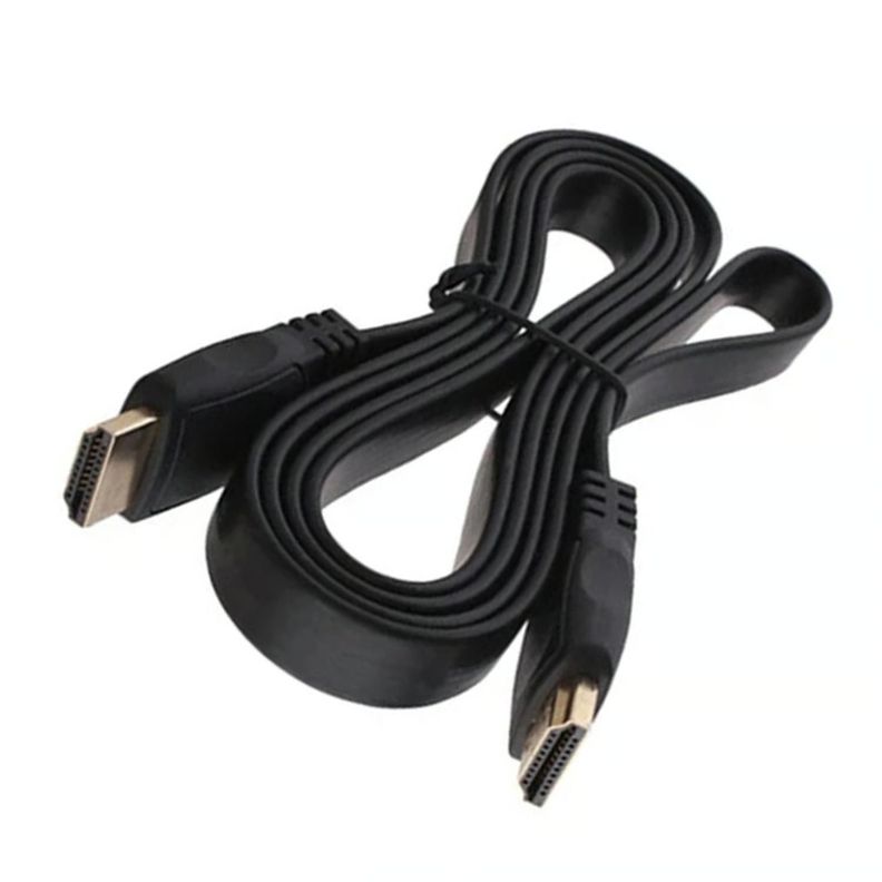 Cable Hdmi Plano 3 Metros 720p, 1080p FULLHD Negro