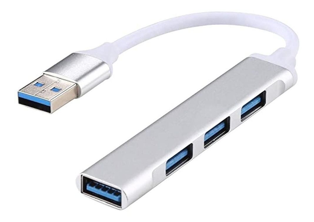 Hub Usb 3.0 Metalico Modelo A-809 Azul