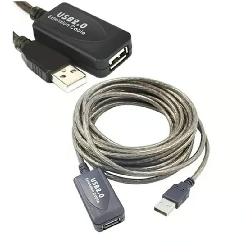 Cable Usb Activo Dm 10 Metros Cobre-0