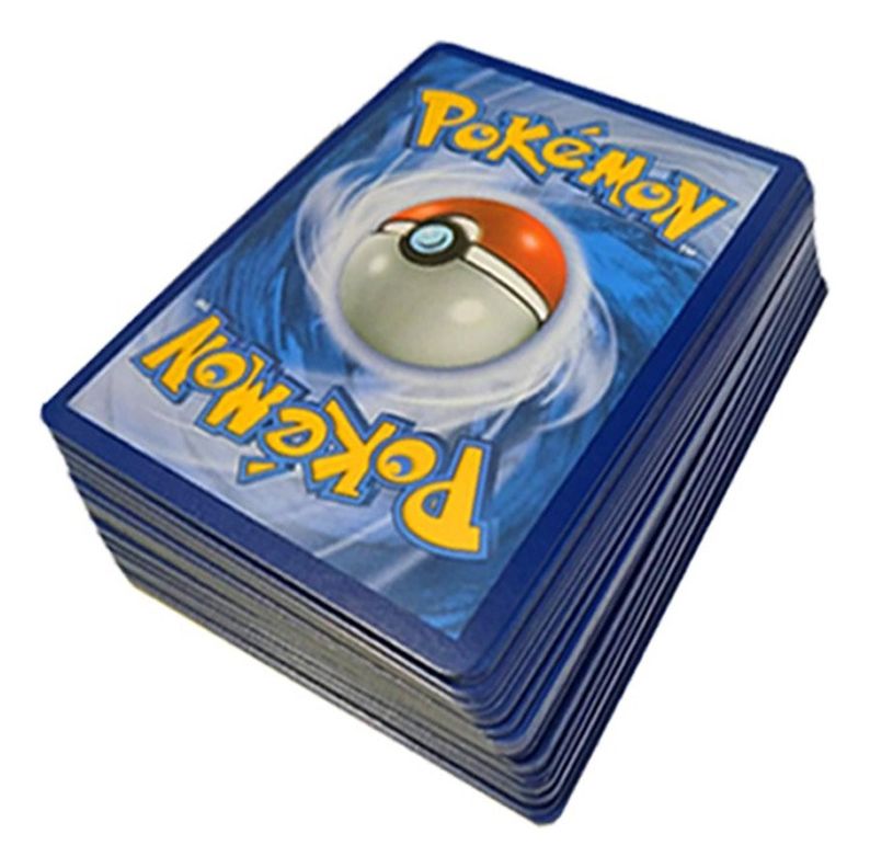 Super Pack De 200 Cartas Pokémon Variadas Y 1 Carta En V Brillante-0