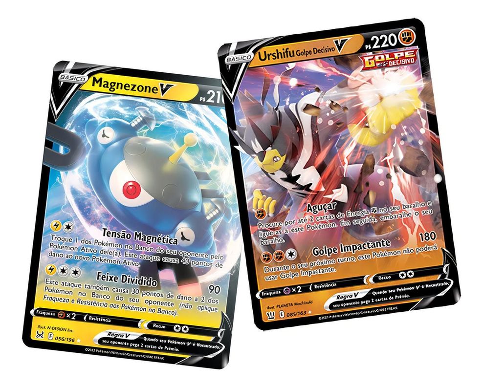 Super Pack De 200 Cartas Pokémon Variadas Y 1 Carta En V Brillante-1