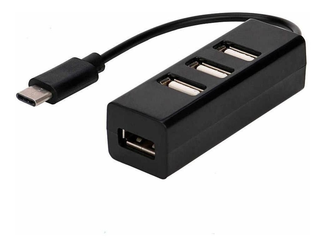 Hub Tipo C 4 Puertos 480 Mbps-0