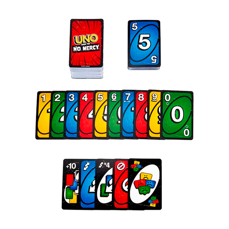 Cartas Uno No Mercy Edicion Deluxe-1