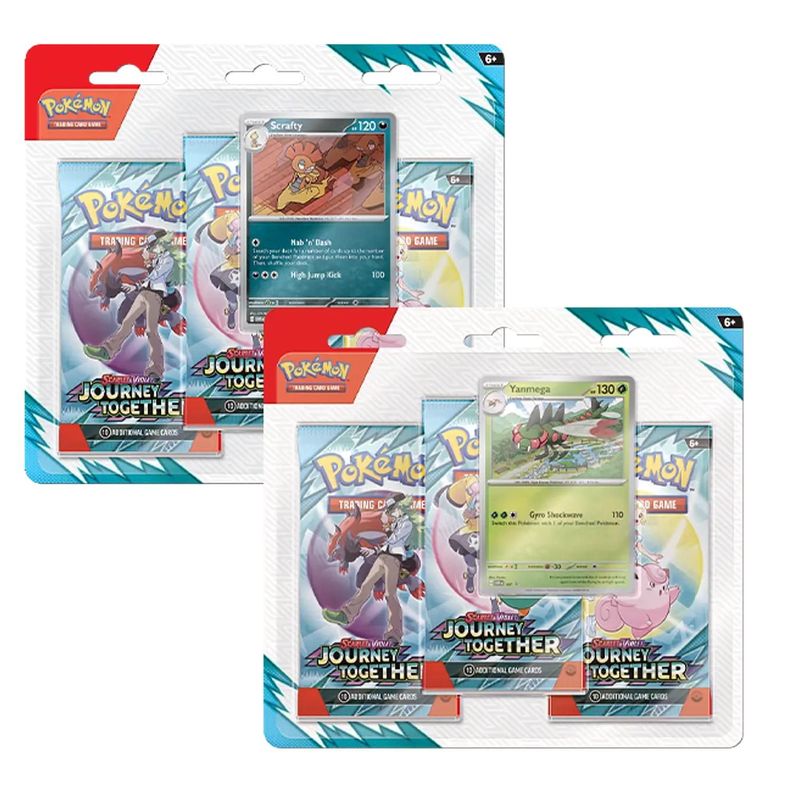 POKEMON TCG JOURNEY TOGETHER BLISTER 3PK ESPANOL-0