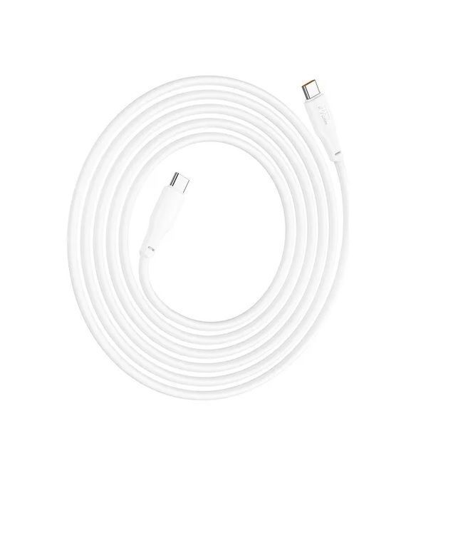Cable Certificado Tipo C a C 1 Mt Blanco 60 W x93-2