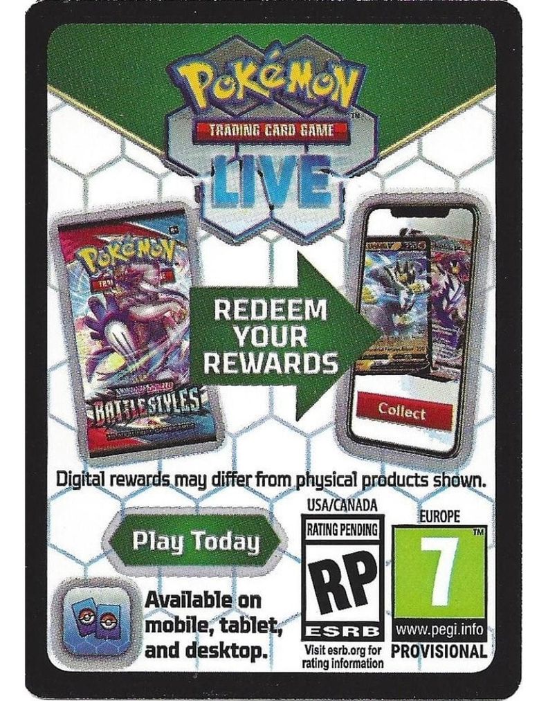 100 Codigos Pokemon Tcg Live Totalmente Al Azar (sobres,set) Azul