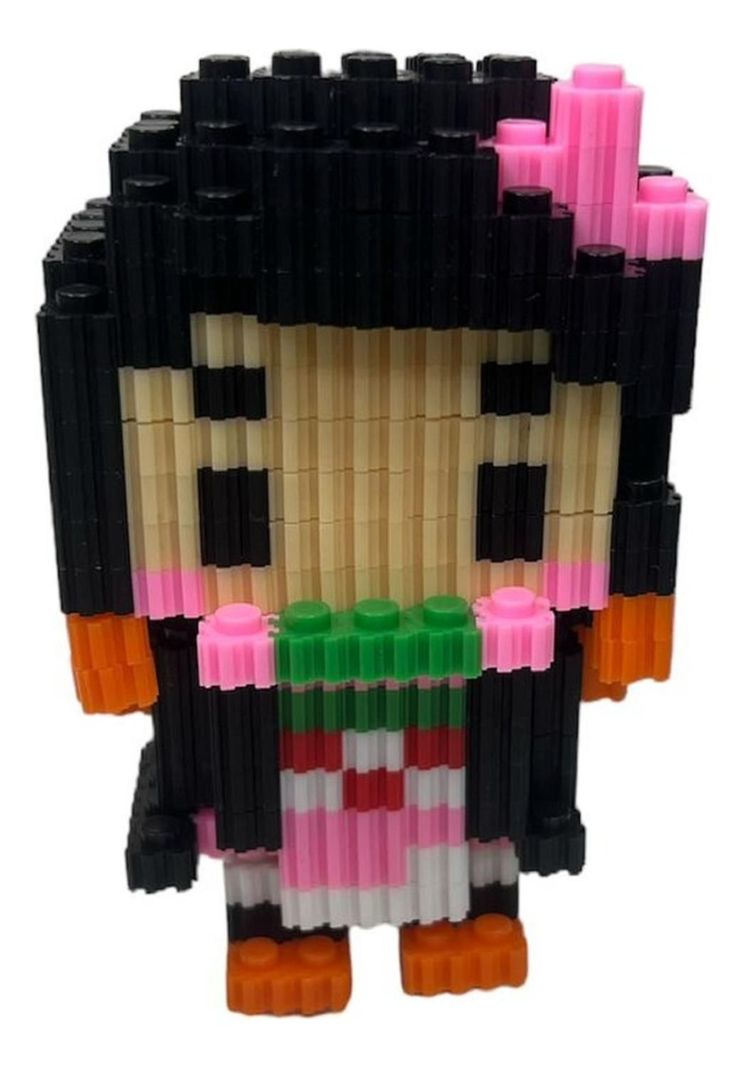 Armable 3d Micro Blocks Nezuko 9cm 559 Piezas-0