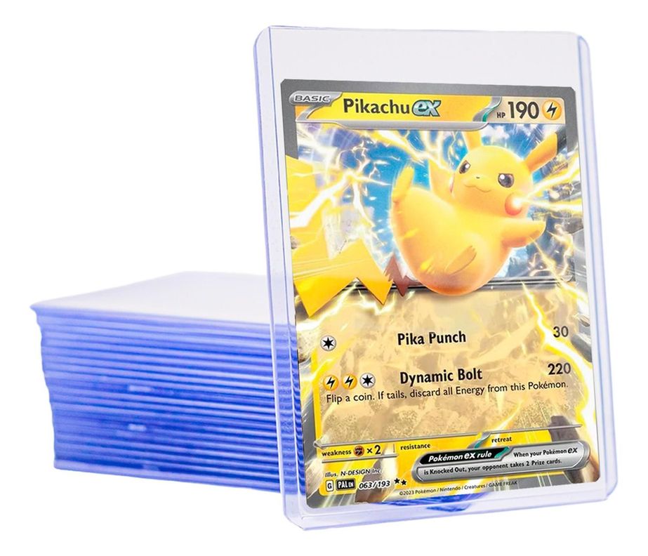 Pack 25 Toploaders Cartas Tcg (pokemon, Magic, One Piece)-0