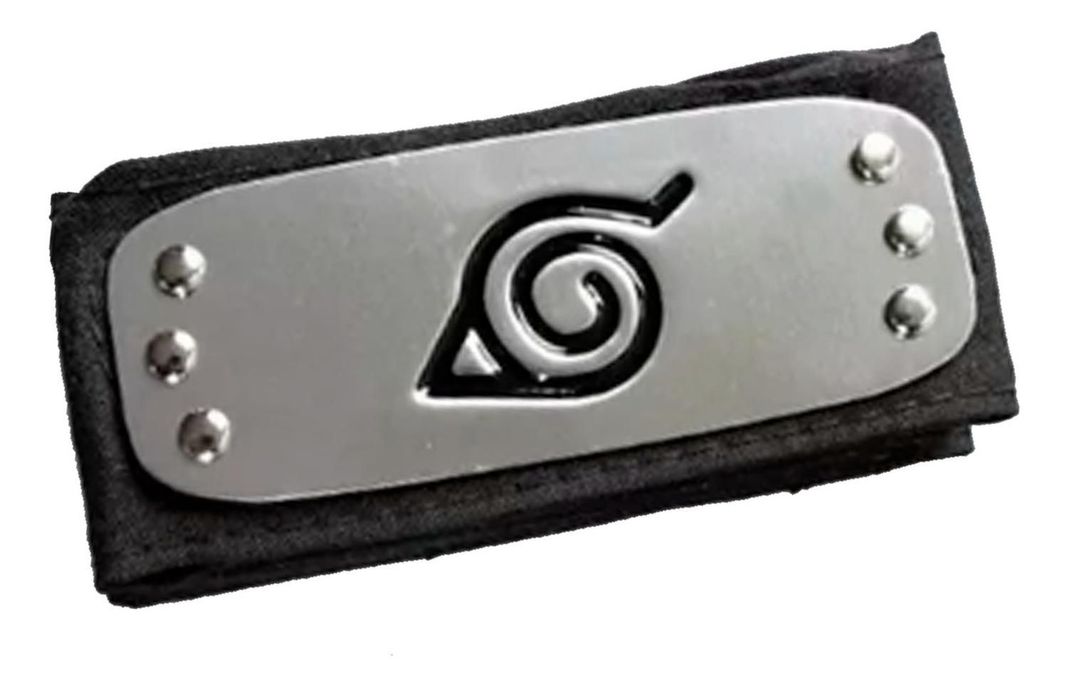 Bandana De Naruto. Aldea De La Hoja. Tela Y Metal. Muy Buena-0