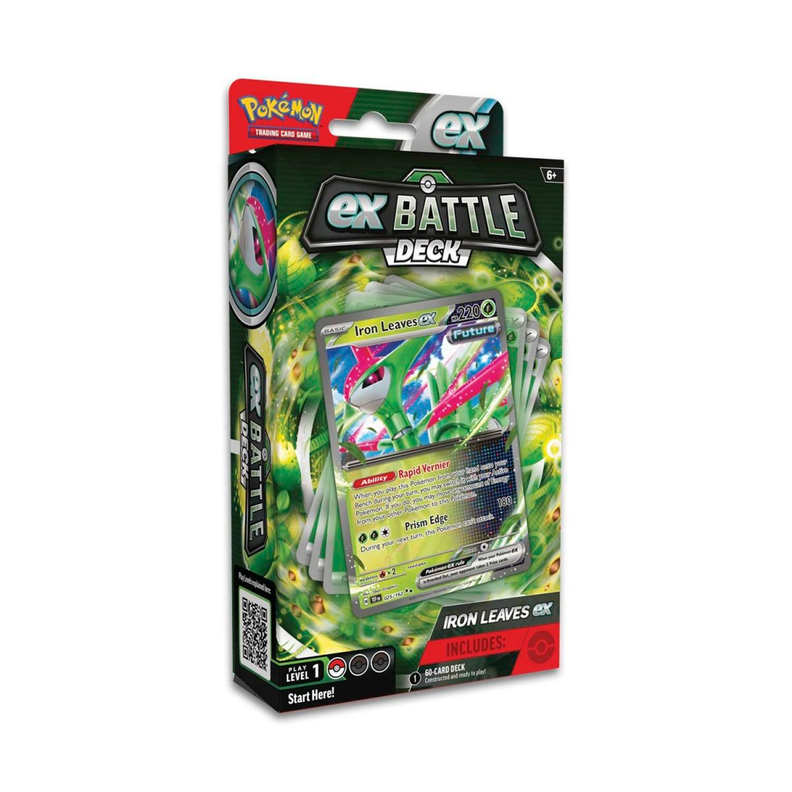 POKEMON MAZO IRON LEAVES EX BATTLE DECK INGLES-0