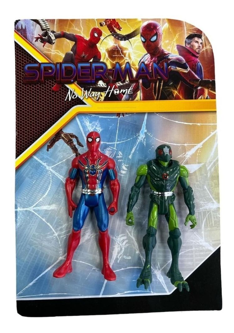 Pack Spiderman 2 Figuras Spidermany Buitre 14cm-0