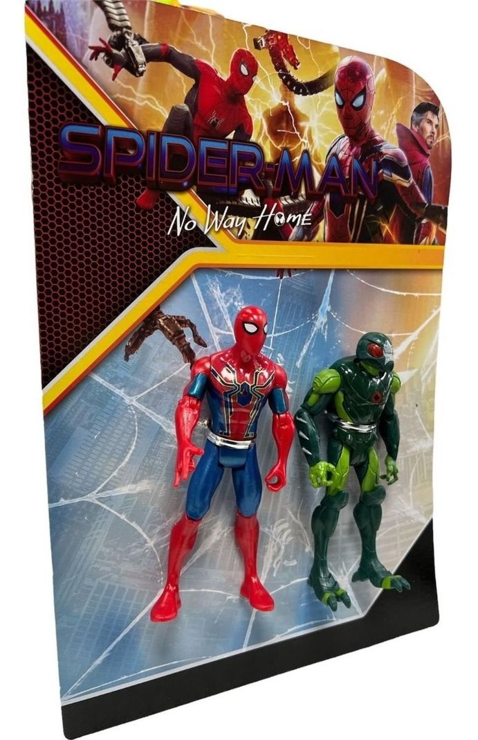 Pack Spiderman 2 Figuras Spidermany Buitre 14cm-1
