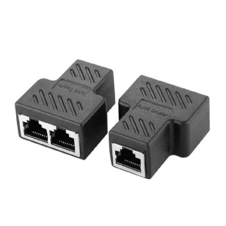 Adaptador Rj45 2 Pc Mismo Tiempo - 2 Unidades A/b-0