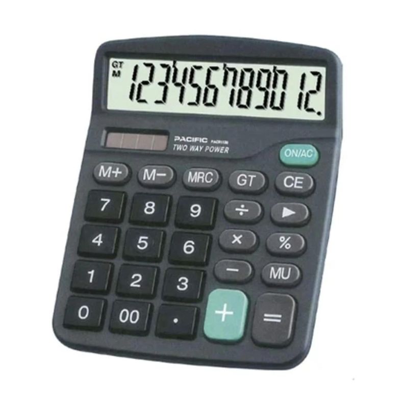 Calculadora Electrónica Pacific Pac01120 12 Digitos-2