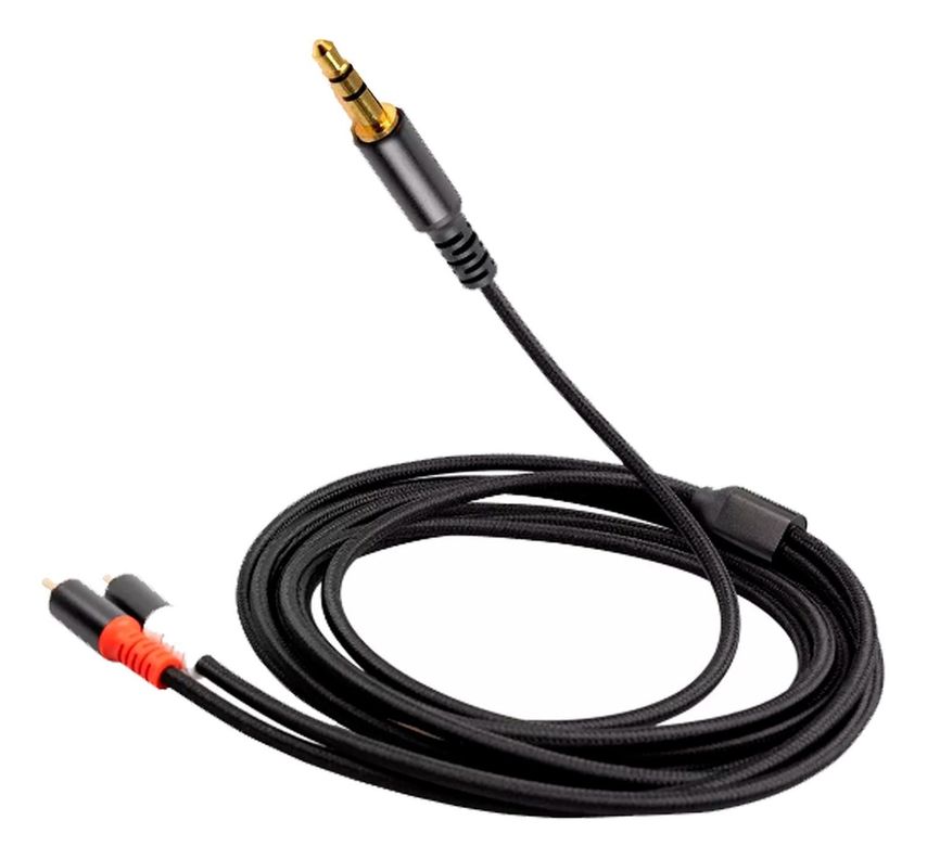 Cable Rca A Plug 3.5 Dm Alta Calidad 1.5 Mts-0