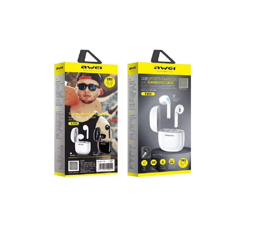 Audifono Awei Bt Tws T28 Negro	-2