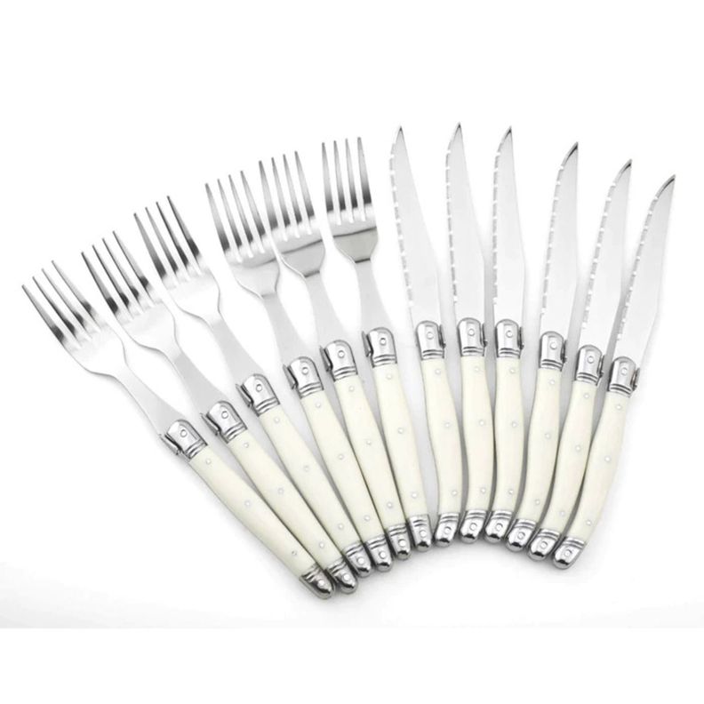 Set de cubiertos Simple Cook Bone 12 pzs-0