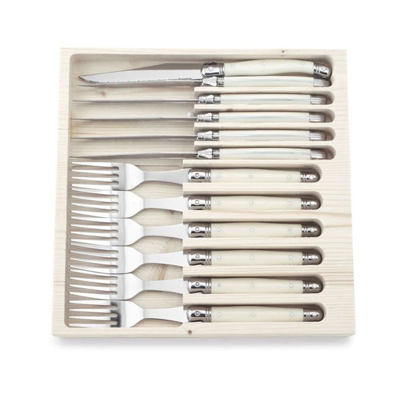 Set de cubiertos Simple Cook Bone 12 pzs-1