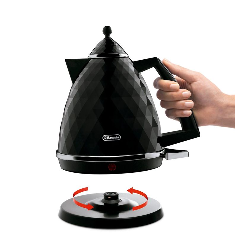 Hervidor De Longhi Brillante Negro KBJ2001.BK-2
