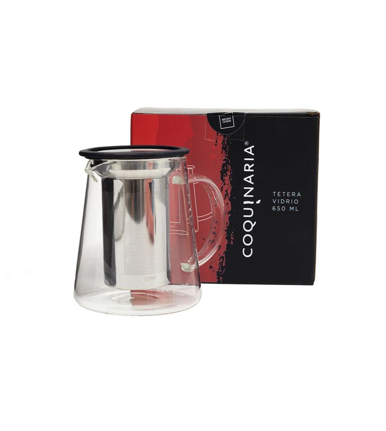 Tetera vidrio 650ml Coquinaria-3