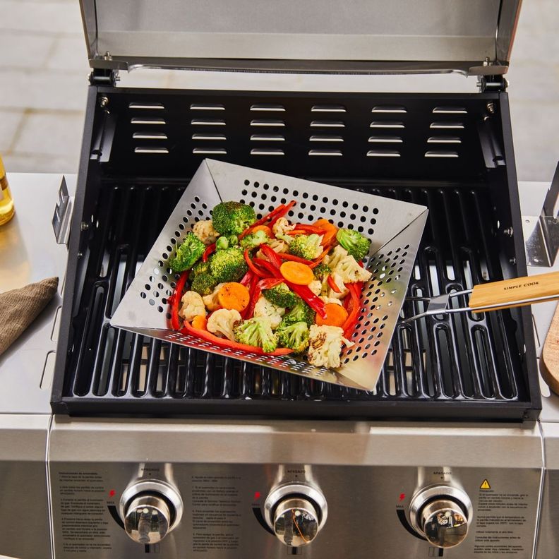 Canasta para parrilla Simple Cook Smokky-7
