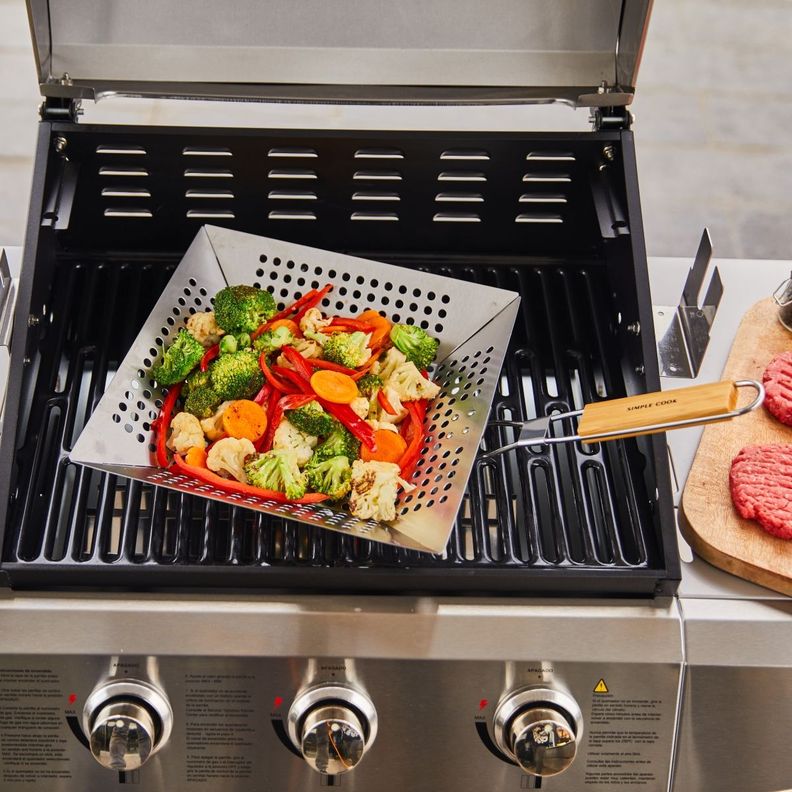 Canasta para parrilla Simple Cook Smokky-9