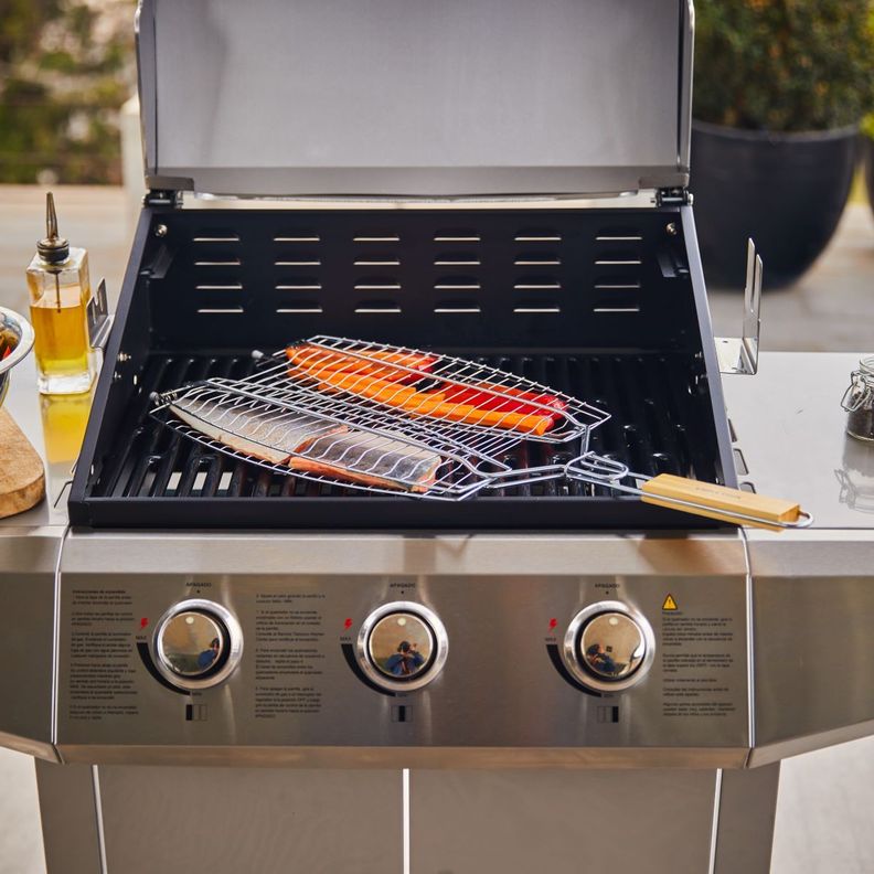 Grill para pescado Simple Cook Smokky-5